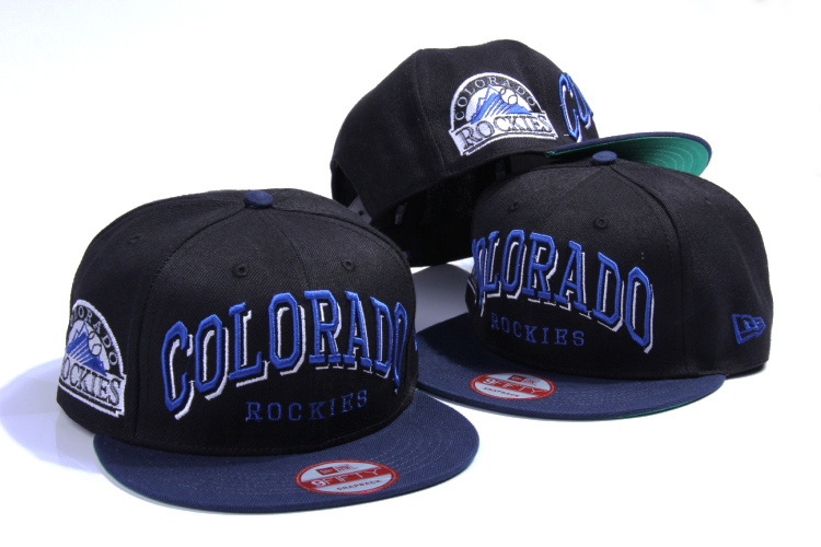 MLB Colorado Rockies NE Snapback Hat #08